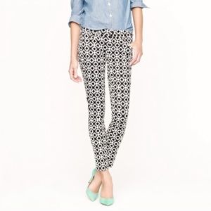 NWOT J Crew Jean in Geometric Print Sz 27T